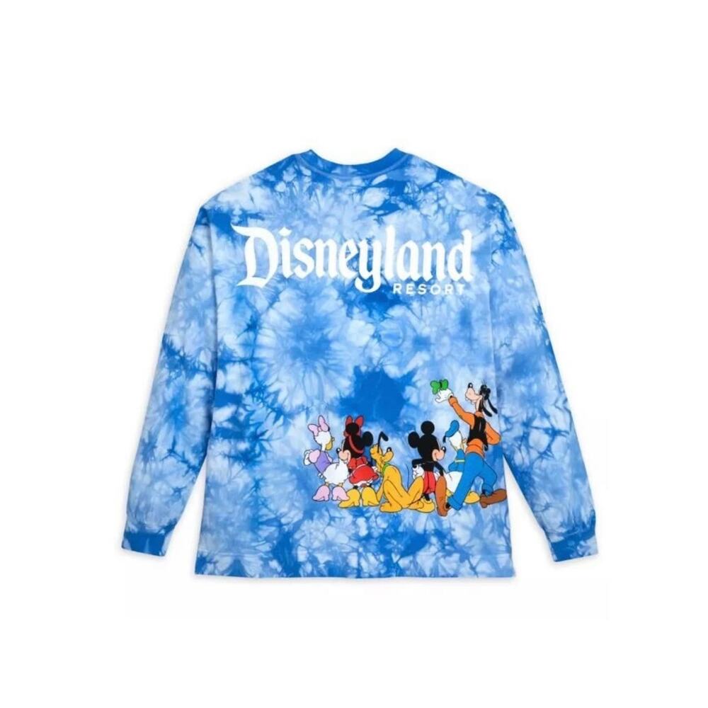 Disneyland Resort Long Sleeve Tie Dye Graphic Celebration Shirt Women's Large - Picture 2 of 9